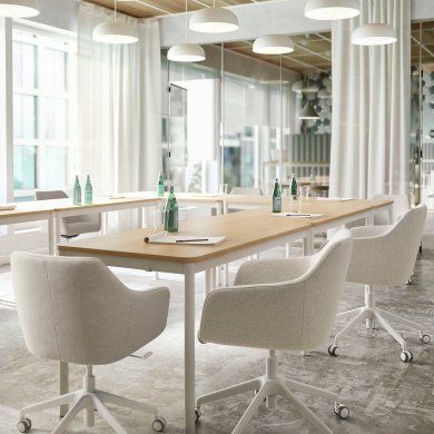 IKEA Офисные кресла TOSSBERG/LANGFJALL Бежевый (ИКЕА ТОССБЕРГ/ЛАНГФЬЯЛЛ) 59513102 фото - 3