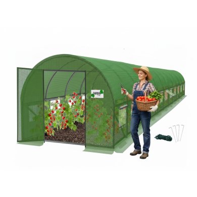 Парник теплиця Garden Line 12x5x2 м Зелений TUN5115 фото - 2