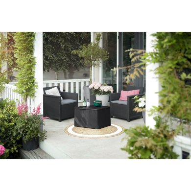 Комплект садовых кресел Keter ELODIE Антрацит 255769 фото - 3