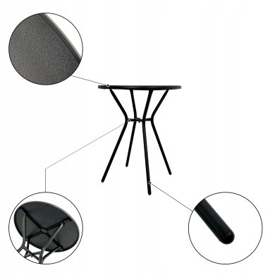 Садовий стіл Kontrast COMO Чорний - 2 Садовий стіл Kontrast COMO Чорний 5.90.21246 фото - 2