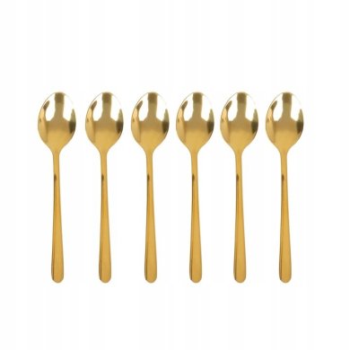 Набір столових приборів Homla Lugano Homla 24 шт. | Золотий - 2 Набір столових приборів Homla Lugano Homla 24 шт. | Золотий 215816 фото - 2