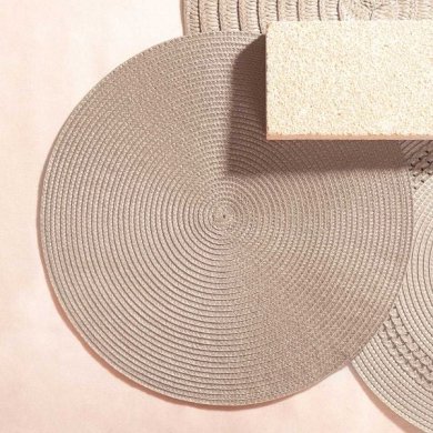 Сервірувальний килимок Homla PINTO 38 см Бежевий 213661 фото - 3