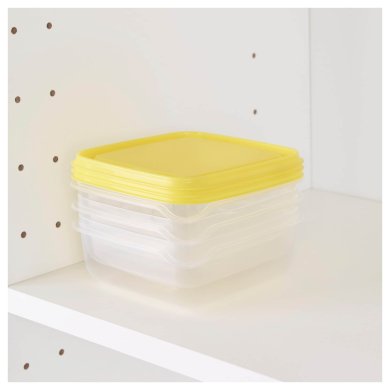 IKEA Набір контейнерів PRUTA (ИКЕА ПРУТА) 90335843 фото - 2