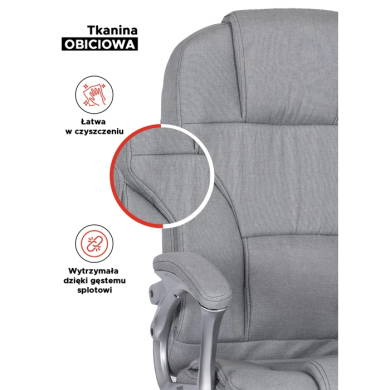 Офісне крісло Mebel Elit BARNI 2 Сірий - 7 Офісне крісло Mebel Elit BARNI 2 Сірий ME.BARNI2/P/T/FO фото - 7