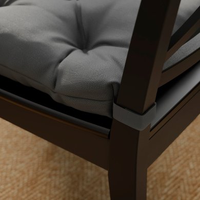 IKEA Подушка на сиденье MALINDA Серый (ИКЕА МАЛИНДА) 10331014 фото - 5