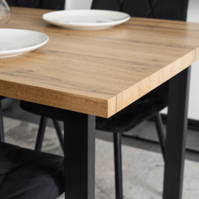 Обідній стіл Mebel Elit GLOS Дуб золотий - 8 Обідній стіл Mebel Elit GLOS Дуб золотий ME.GLOS/D/S фото - 8