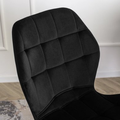 Обідній стілець Mebel Elit LUCKY Welur Чорний - 9 Обідній стілець Mebel Elit LUCKY Welur Чорний ME.LUCKY/CZ/V/K фото - 9