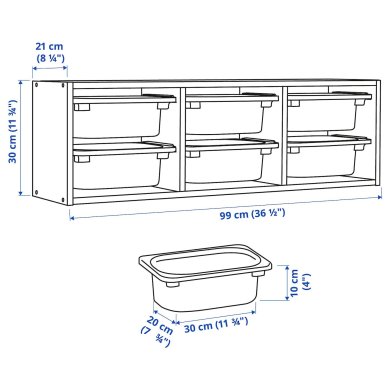 IKEA TROFAST (ИКЕА ТРОФАСТ) 99533358 фото - 8