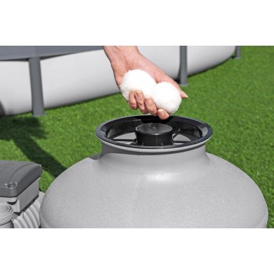 Пісочний/кульковий фільтр-насос Bestway 58486 11355 л/г Білий BES58486 фото - 14