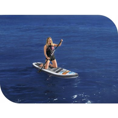 Надувна дошка Bestway 65342 WHITE CAP Сірий 65342 фото - 7