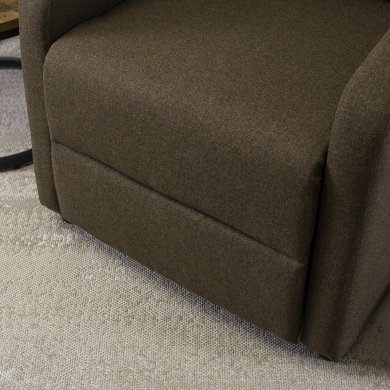 Кресло мягкое раскладное с реклайнером Mebel Elit DANNY Коричневый - 14 Кресло мягкое раскладное с реклайнером Mebel Elit DANNY Коричневый ME.DANNY2/BR/T/FW фото - 14