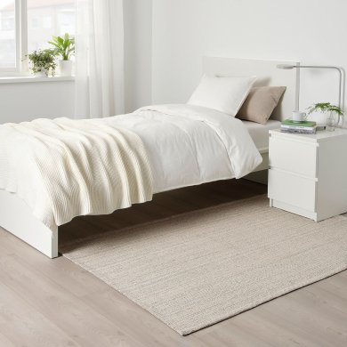 IKEA Килим TIPHEDE 120x180 см Кремовий (ИКЕА TIPHEDE) 40456757 фото - 2