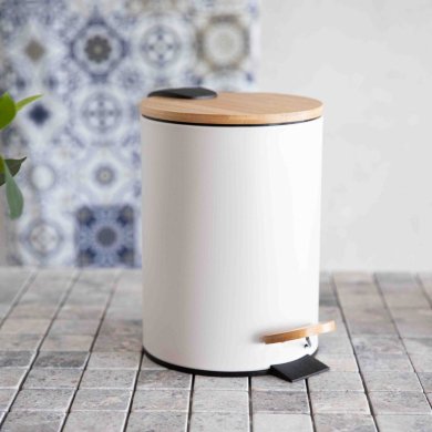 Ведро для мусора Homla MARIS 3 л Белый - 7 Ведро для мусора Homla MARIS 3 л Белый 226989 фото - 7