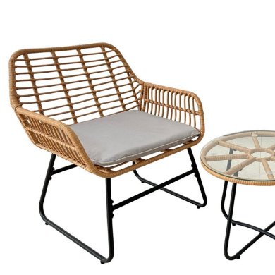 Комплект садових меблів Garden Line LEUCA Сірий ABI3408 фото - 3