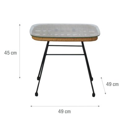 Комплект садовой мебели Meven HARMONY Бежевый - 9 Комплект садовой мебели Meven HARMONY Бежевый MV-8052-HARMONY фото - 9