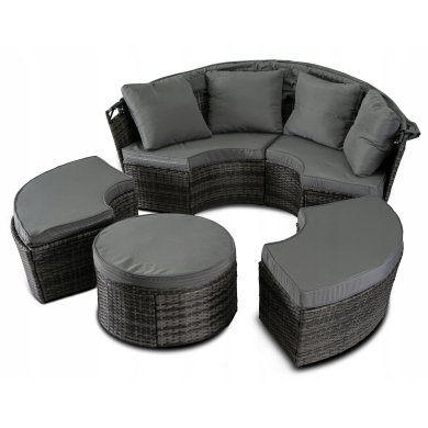 Комплект садовой мебели Mebel Elit CALIFORNIA Серый ME.CALIFORNIA/CP/RT/OGR/ZES фото - 4