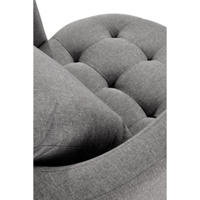 Кресло мягкое с пуфом Halmar Hampton Серый - 9 Кресло мягкое с пуфом Halmar Hampton Серый V-CH-HAMPTON-FOT фото - 9