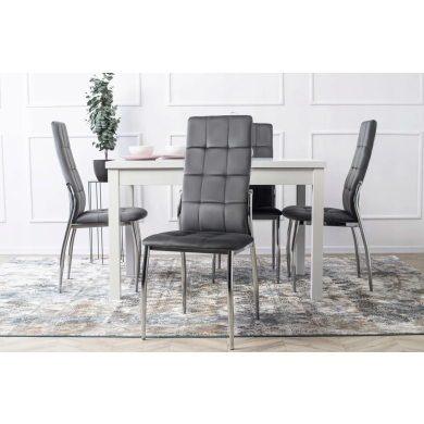 Раскладной обеденный стол Mebel Elit SKUBI Белый - 8 Раскладной обеденный стол Mebel Elit SKUBI Белый B.SKUBI/B/S фото - 8