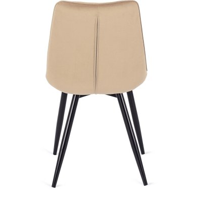 Обеденный стул Mebel Elit RIO Welur Бежевый - 4 Обеденный стул Mebel Elit RIO Welur Бежевый ME.RIO/BZ/V/K фото - 4