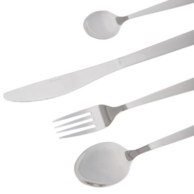 Набор столовых приборов Homla FABRO 24 шт Серебристый - 2 Набор столовых приборов Homla FABRO 24 шт Серебристый 228054 фото - 2