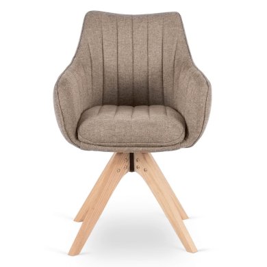 Обідній стілець поворотний Mebel Elit LEMON Бежевий ME.LEMON/BZ/T/K фото - 2