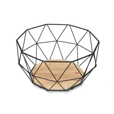 Кошик Homla EYJA L | Чорний / Дерево - 3 Кошик Homla EYJA L | Чорний / Дерево 161675 фото - 3