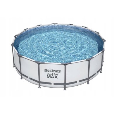 Каркасний басейн Bestway 5612X STEEL PRO MAX 427x122 см Білий - 2 Каркасний басейн Bestway 5612X STEEL PRO MAX 427x122 см Білий 5612X фото - 2