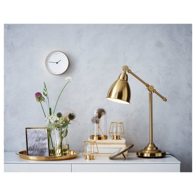 IKEA УЦЕНКА Поднос GLATTIS 38 см Золотой brak/70350113 фото - 8