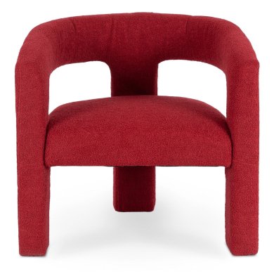 Кресло мягкое Mebel Elit LILLE Boucle Бордовый ME.LILLE/RD/TB/FW фото - 2