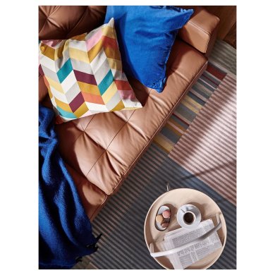 Декоративная наволочка SANELA 50х50 см Синий - 2 IKEA Декоративная наволочка SANELA 50х50 см Синий (ИКЕА САНЕЛА) 40590930 фото - 2