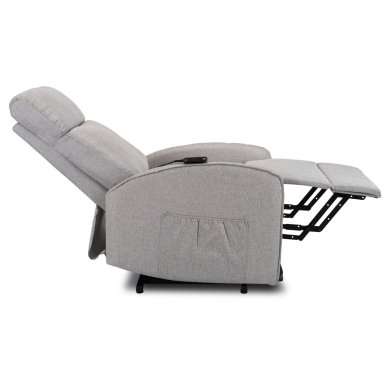Кресло мягкое раскладное с реклайнером Mebel Elit COLTON Серый ME.COLTON/P/T/FW фото - 7