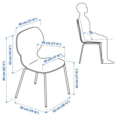 IKEA Обідній стілець SIGTRYGG Дерево (ИКЕА СИГТРЮГГ) 49481521 фото - 5
