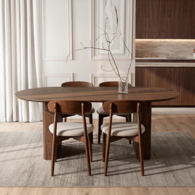 Обеденный стол Mebel Elit DARIO Орех ME.DARIO/O/O/S фото - 5