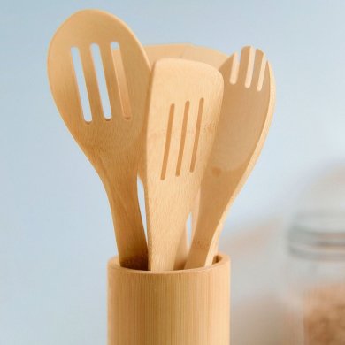 Набор кухонных принадлежностей Homla BAMBOU Дерево - 4 Набор кухонных принадлежностей Homla BAMBOU Дерево 229196 фото - 4