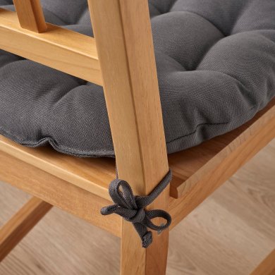 IKEA Подушка на сиденье VIPPART Темно-серый (ИКЕА VIPPART) 90612166 фото - 4