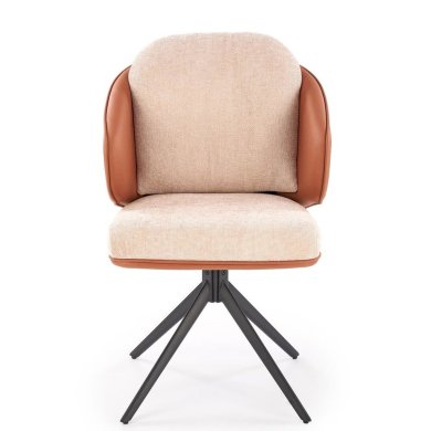 Обеденный стул поворотный Halmar K554 Бежевый V-CH-K/554-KR-BRĄZOWY фото - 5