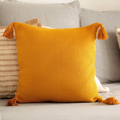 Декоративна наволочка Homla MORRIS 45х45 см Жовтий 200680 фото - 4