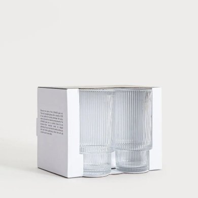 Набор стаканов Homla LYNNASO 300 мл 4 шт Прозрачный 241899 фото - 4