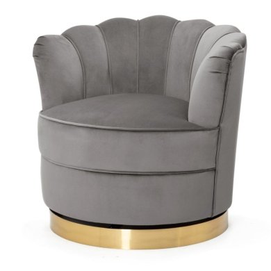 Крісло м'яке поворотне Atreve SISI Сірий - 3 Крісло м'яке поворотне Atreve SISI Сірий SISIARXXGEYGLDI фото - 3