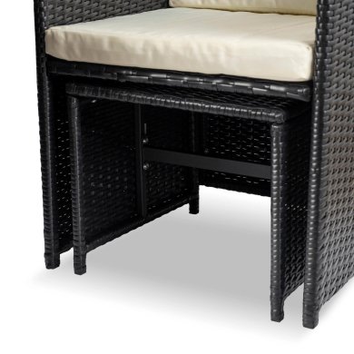 Комплект садовой мебели Mebel Elit BONITO Черный ME.BONITO/CZ/RT/OGR/ZES фото - 8