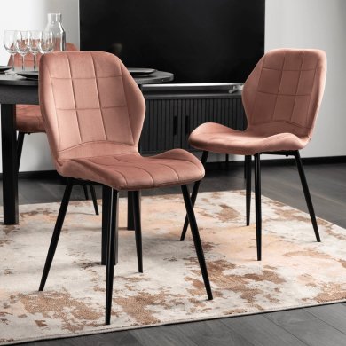 Обеденный стул Mebel Elit IRYS Welur Розовый - 7 Обеденный стул Mebel Elit IRYS Welur Розовый ME.IRYS/R/V/K фото - 7