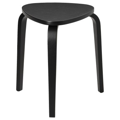 IKEA Табурет KYRRE Чорний (ИКЕА KYRRE) 70434976