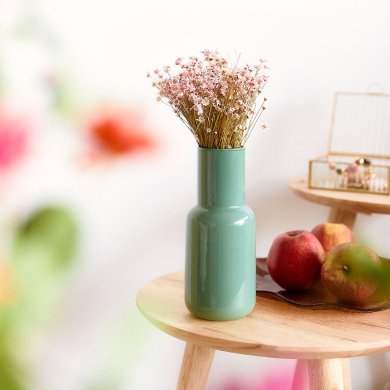 Ваза Homla BELLY 9x21 см Зелений 228284 фото - 4