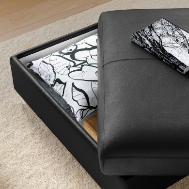 IKEA Підставка для ніг VIMLE Чорний (ИКЕА ВИМЛЕ) 60465384 фото - 10