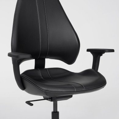 IKEA Геймерське крісло GRUPPSPEL Чорний (ИКЕА ГРУППСПЕЛ) 50507558 фото - 2
