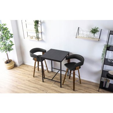 Барний стілець Mebel Elit LUIZJANA Чорний - 16 Барний стілець Mebel Elit LUIZJANA Чорний ME.LUIZIANA/CZ/O/E/DG/H фото - 16