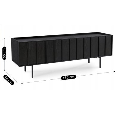 Тумба під ТВ Mebel Elit BERGAMO Чорний - 6 Тумба під ТВ Mebel Elit BERGAMO Чорний ME.BERGAMO/CZ/RTV фото - 6