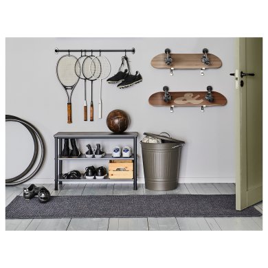 IKEA Лавка для взуття PINNIG Чорний (ИКЕА ПИННИГ) 80329791 фото - 12