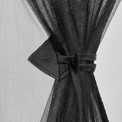 Москітна сітка для альтанки TORPON Чорний - 5 IKEA Москітна сітка для альтанки TORPON Чорний (ИКЕА ТОРПОН) 40540351 фото - 5