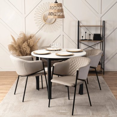 Обідній стілець Mebel Elit INNES 2 Бежевий ME.INNES2/BZ/V/K фото - 5